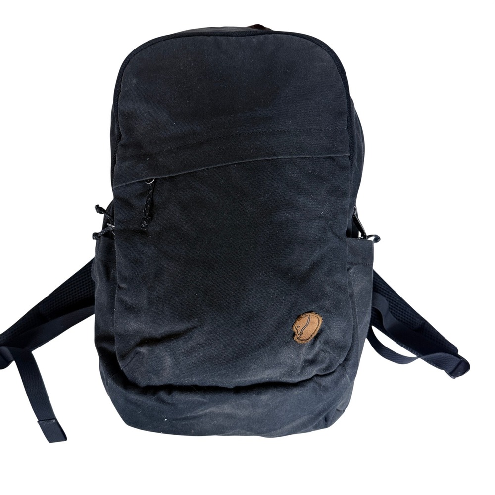Fjallraven Raven 20L Backpack Unisex Medium Black G-1000 HeavyDuty Eco Daypack